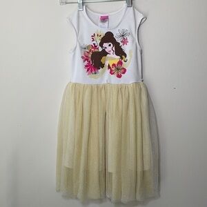 DISNEY Belle Princess Dress Size 6/6x